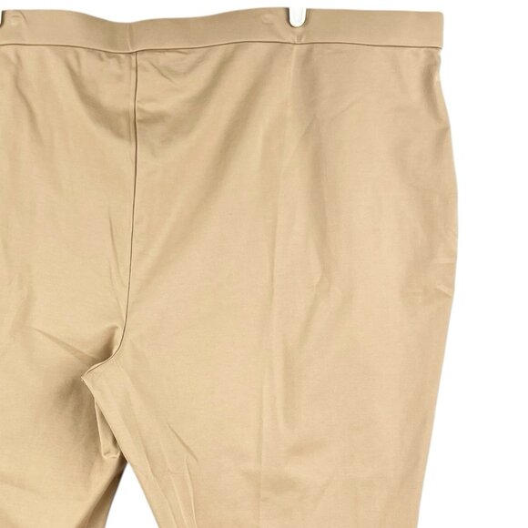 Isaac Mizrahi Live Elements Women's Stretch Pull-on Taupe Pant w/Pintuck Sz 5XP - Picture 14 of 14